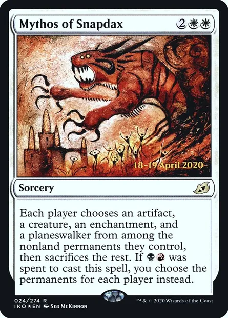 Mythe de Snapdax, carte Magic PIKO 24s — extension Ikoria: Lair of Behemoths Promos