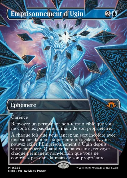 Emprisonnement d'Ugin, carte Magic MH3 328 — extension Modern Horizons 3