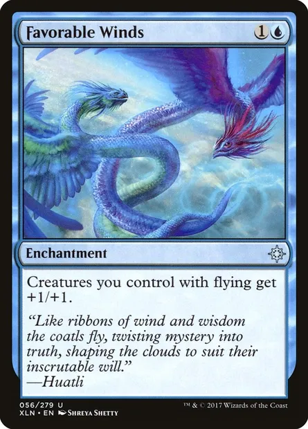 Favorable Winds, Magic card XLN 56 — Ixalan set