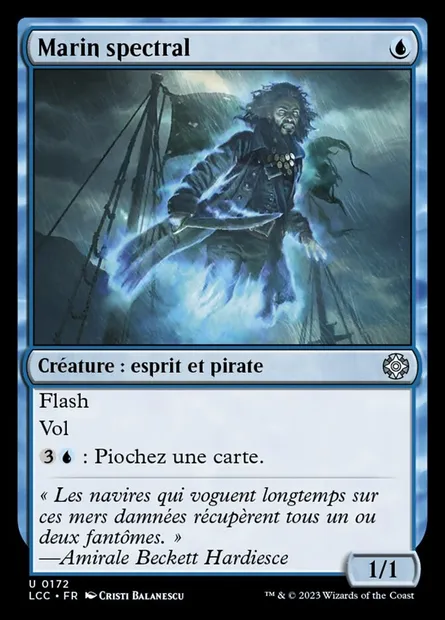 Marin spectral, carte Magic LCC 172 — extension The Lost Caverns of Ixalan Commander