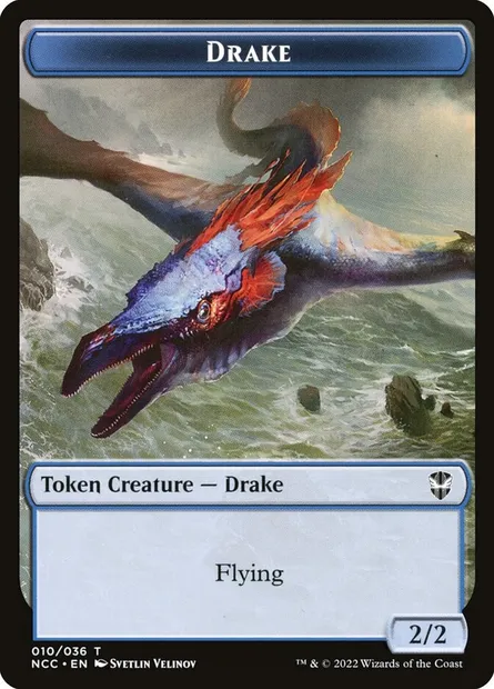 Drake, Magic card TNCC 10 — New Capenna Commander Tokens set