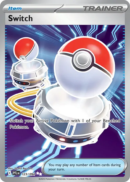 Switch, Pokémon card PFL 123 — Phantasmal Flames set
