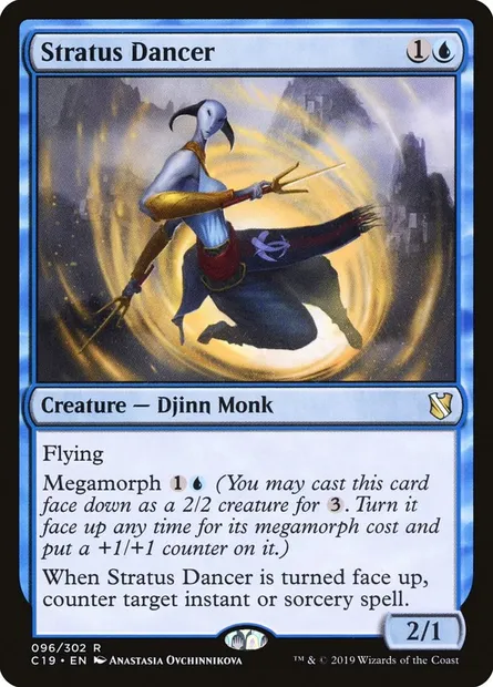 Stratus Dancer, Magic card C19 96 — Commander 2019 set