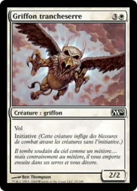 Griffon trancheserre, carte Magic M10 25 — extension Magic 2010