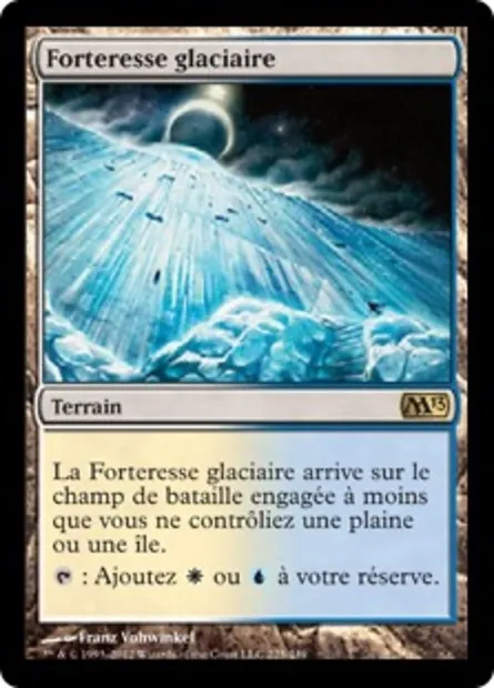 Forteresse glaciaire, carte Magic M13 225 — extension Magic 2013