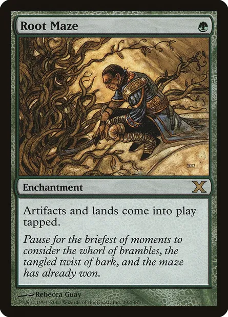 Root Maze, Magic card 10E 292 — Tenth Edition set