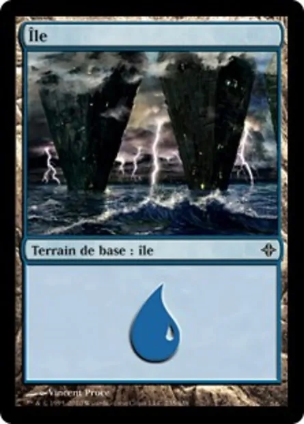 Île, carte Magic ROE 235 — extension L'ascension des Eldrazi