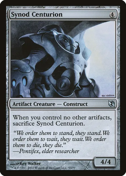 Centurion du Synode, carte Magic DDF 53 — extension Duel Decks: Elspeth vs. Tezzeret