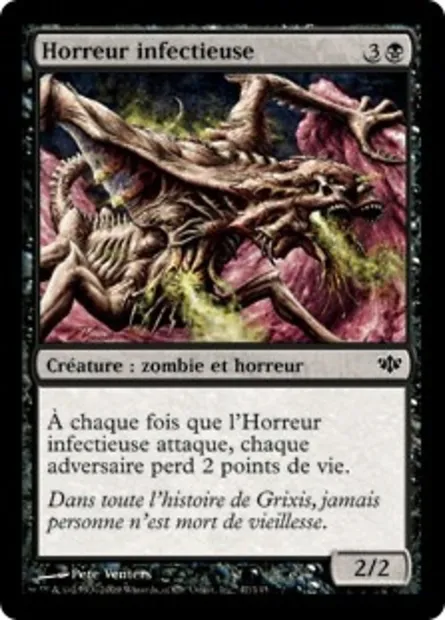 Horreur infectieuse, carte Magic CON 47 — extension Conflux