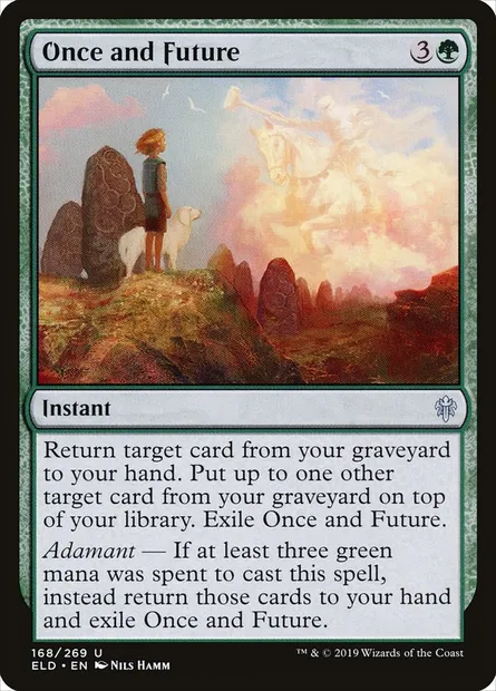 Once and Future, Magic card ELD 168 — Throne of Eldraine set
