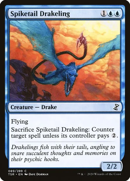 Spiketail Drakeling, Magic card TSR 89 — Time Spiral Remastered set