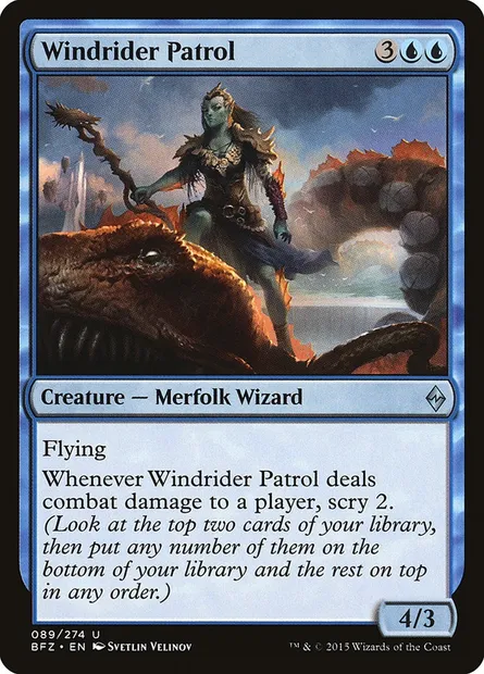Windrider Patrol, Magic card BFZ 89 — Battle for Zendikar set