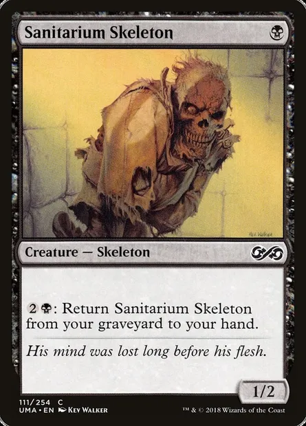 Squelette interné, carte Magic UMA 111 — extension Ultimate Masters