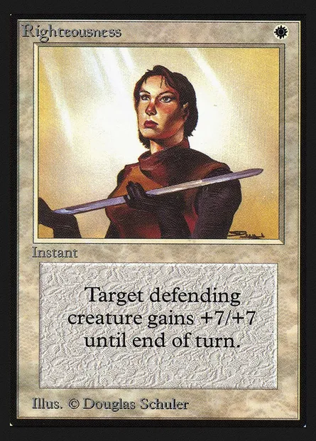 Droiture, carte Magic CEI 37 — extension Intl. Collectors' Edition