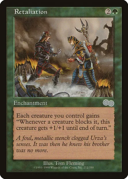 Retaliation, Magic card USG 272 — Urza's Saga set