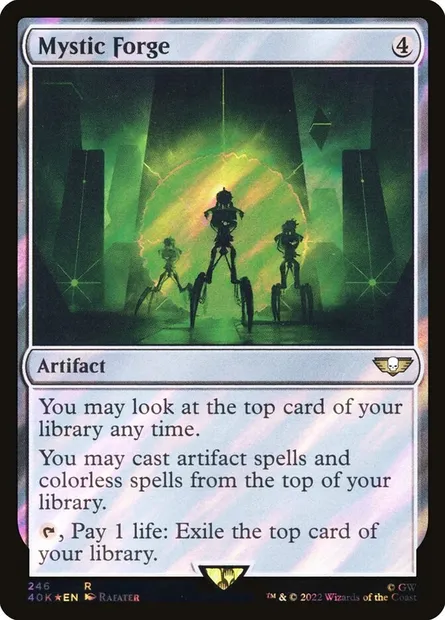 Forge mystique, carte Magic 40K 246★ — extension Warhammer 40,000 Commander