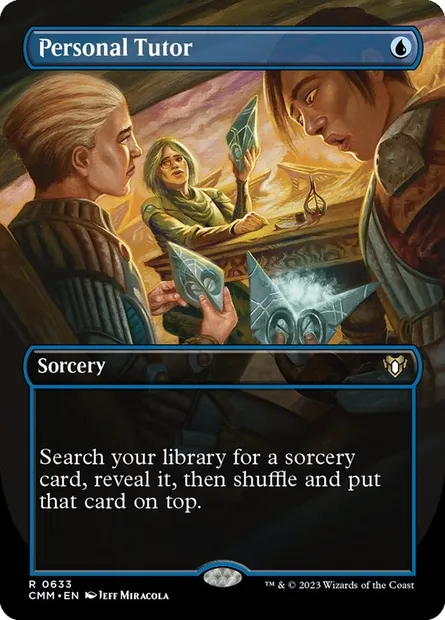 Personal Tutor, Magic card CMM 633 — Commander Masters set
