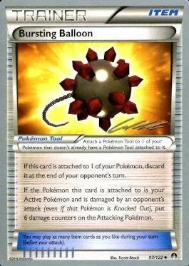 Bursting Balloon, Pokémon card WCD16 097-5 — World Championship Decks 2016 set