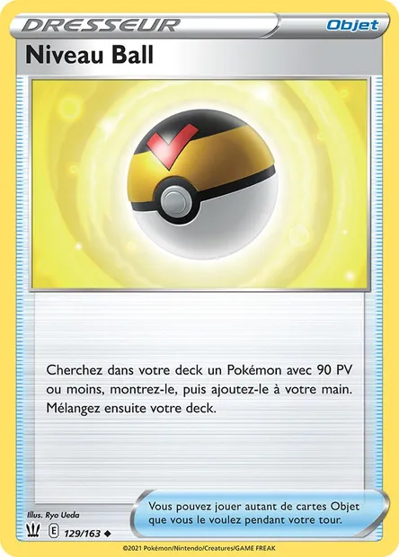 Niveau Ball, carte Pokémon BST 129 — extension Styles de combat