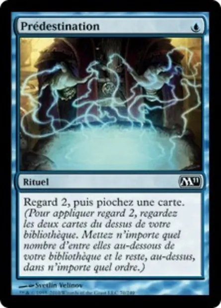 Prédestination, carte Magic M11 70 — extension Magic 2011
