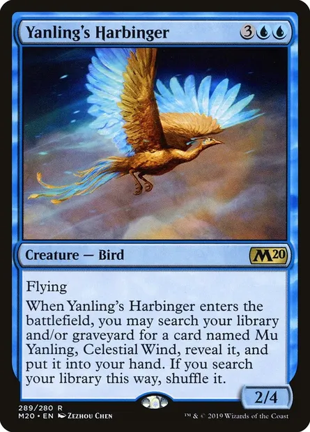 Yanling's Harbinger, Magic card M20 289 — Core Set 2020 set