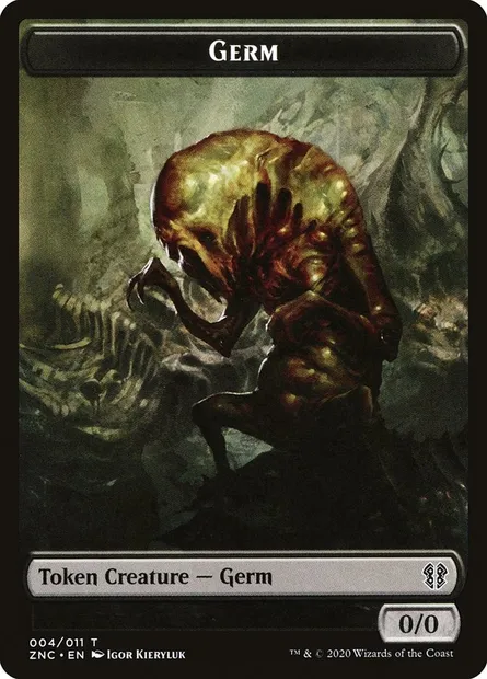 Germ, Magic card TZNC 4 — Zendikar Rising Commander Tokens set