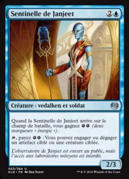 Sentinelle de Janjeet, carte Magic KLD 53 — extension Kaladesh