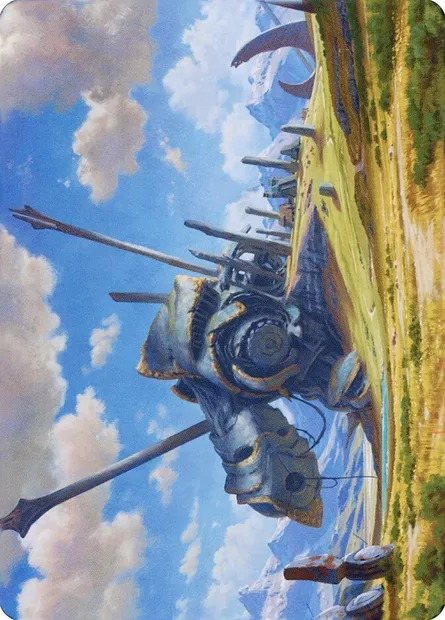 Plains // Plains, Magic card ADMU 62 — Dominaria United Art Series set
