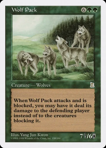 Wolf Pack, carte Magic PTK 158 — extension Portal Three Kingdoms