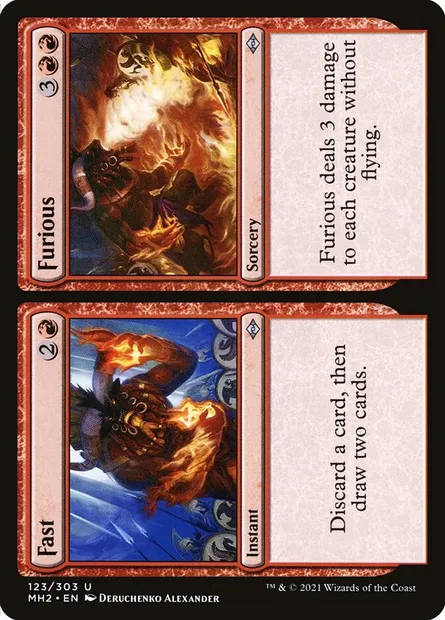 Fast // Furious, Magic card MH2 123 — Modern Horizons 2 set