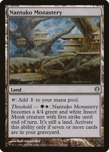 Nantuko Monastery, Magic card ARC 131 — Archenemy set