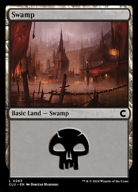 Swamp, Magic card CLU 263 — Ravnica: Clue Edition set