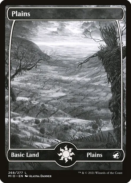 Plaine, carte Magic MID 268 — extension Innistrad : chasse de minuit