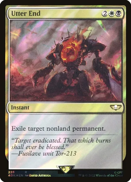 Utter End, Magic card 40K 226★ — Warhammer 40,000 Commander set