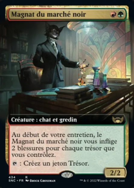Magnat du marché noir, carte Magic SNC 434 — extension Les rues de la Nouvelle-Capenna