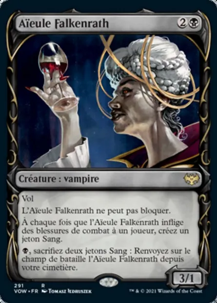 Aïeule Falkenrath, carte Magic VOW 291 — extension Innistrad : noce écarlate