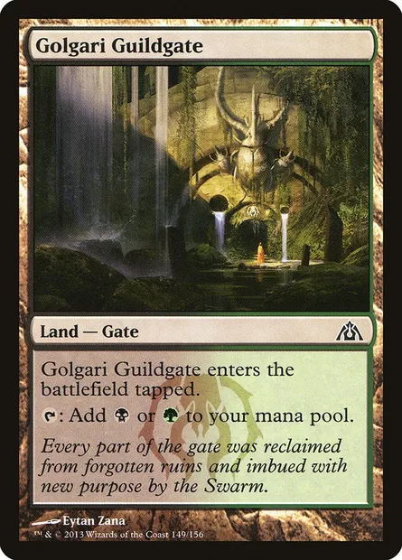 Golgari Guildgate, Magic card DGM 149 — Dragon's Maze set