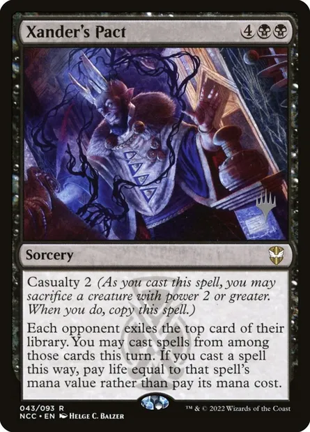 Xander's Pact, Magic card PNCC 43p — New Capenna Commander Promos set