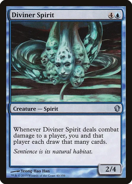 Diviner Spirit, Magic card C13 40 — Commander 2013 set