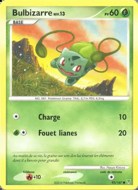 Bulbizarre, carte Pokémon SV 93 — extension Vainqueurs Suprêmes