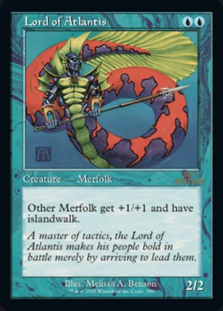 Lord of Atlantis, Magic card 30A 359 — 30th Anniversary Edition set