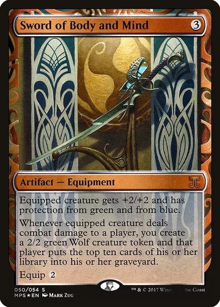Épée de corps et d'esprit, carte Magic MPS 50 — extension Kaladesh Inventions