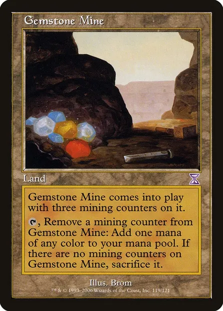 Mine de gemmes, carte Magic TSB 119 — extension Time Spiral Timeshifted