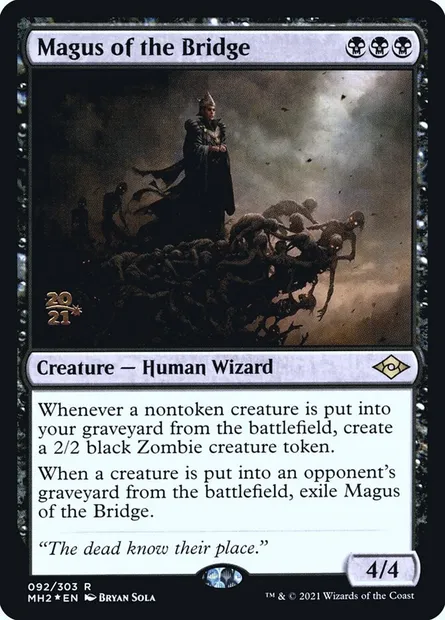 Mage du pont, carte Magic PMH2 92s — extension Modern Horizons 2 Promos