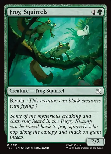 Frog-Squirrels, Magic card TLE 251 — Avatar: The Last Airbender Eternal set