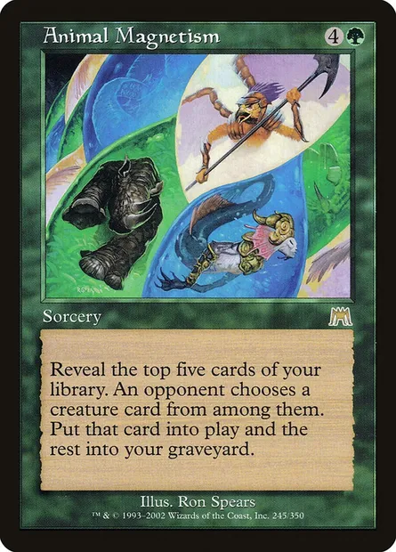 Magnétisme animal, carte Magic ONS 245 — extension Carnage