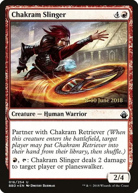 Chakram Slinger, carte Magic PBBD 16s — extension Battlebond Promos