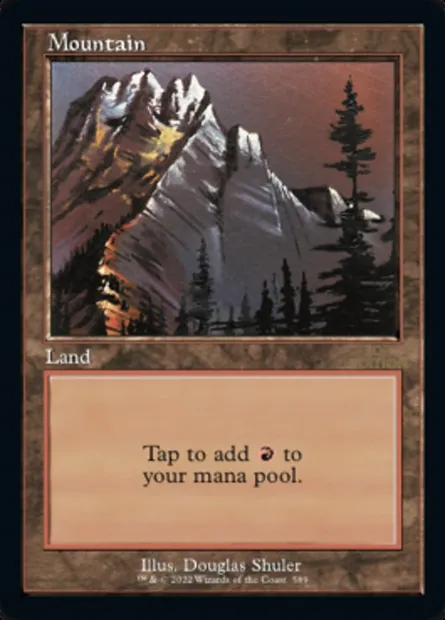 Mountain, Magic card 30A 589 — 30th Anniversary Edition set