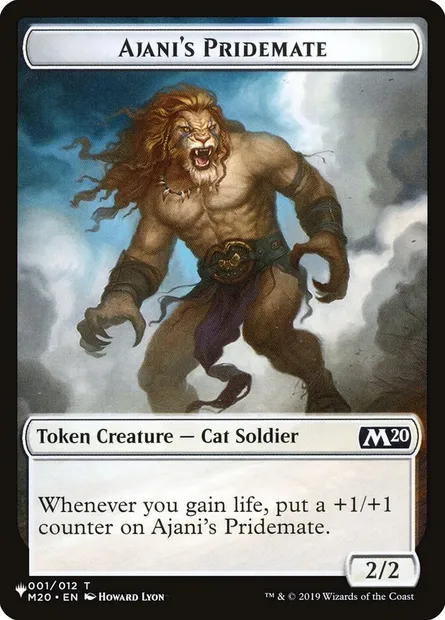 Ajani's Pridemate, Magic card PLST TM20-1 — The List set