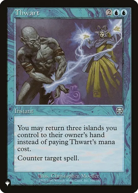 Thwart, Magic card PLST MMQ-108 — The List set